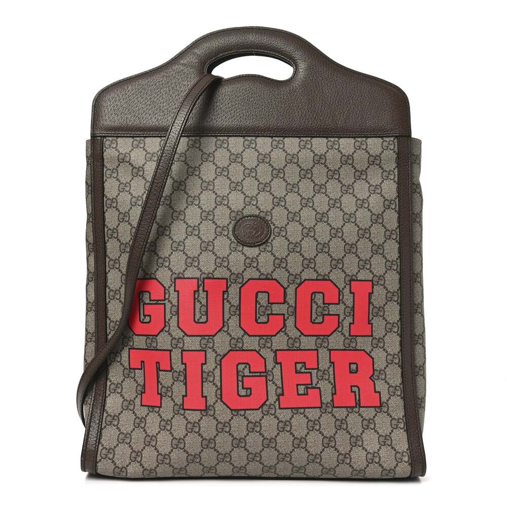 Gg Supreme Textured Dollar Calfskin Web #247737G11B